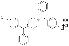 西替利嗪 EP 杂质D二盐酸盐分子结构 (CAS 856841-95-7)