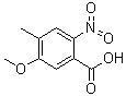 structure of CAS# 857599-32-7, 5-Methoxy-4-methyl-2-nitrobenzoic acid
