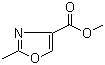 structure of CAS# 85806-67-3, Methyl 2-methyloxazole-4-carboxylate