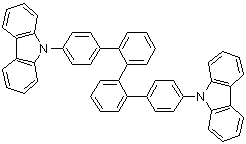 2,2'-二(4-咔唑基苯基)联苯分子结构 (CAS 858131-70-1)