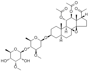 Marsdenoside F分子结构 (CAS 858360-61-9)