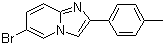 6-溴-2-(4-甲基苯基)咪唑并[1,2-a]吡啶分子结构 (CAS 858516-70-8)