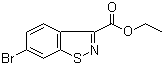 6-溴-1,2-苯并异噻唑-3-甲酸乙酯分子结构 (CAS 858671-74-6)