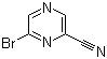 2-溴-6-氰基吡嗪分子结构 (CAS 859064-02-1)