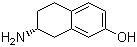 (R)-2-氨基-7-羟基四氢化萘分子结构 (CAS 85951-61-7)
