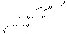 3,3',5,5'-四甲基联苯双酚二缩水甘油醚分子结构 (CAS 85954-11-6)