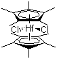 structure of CAS# 85959-83-7, 双(五甲基环戊二烯)二氯化铪