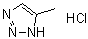 5-甲基-1H-1,2,3-三唑盐酸盐分子结构 (CAS 859791-42-7)