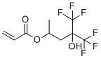 1,1,1-三氟-2-三氟甲基-2-羟基-4-戊基丙烯酸酯分子结构 (CAS 859856-64-7)