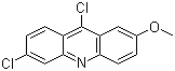structure of CAS# 86-38-4, 6,9-二氯-2-甲氧基吖啶