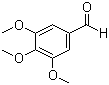 structure of CAS# 86-81-7, 3,4,5-Trimethoxybenzaldehyde