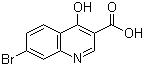 7-溴-4-羟基-3-喹啉羧酸分子结构 (CAS 860205-92-1)