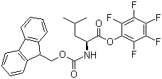 structure of CAS# 86060-88-0, Fmoc-L-leucine pentafluorophenyl ester