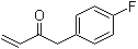1-(4-氟苯基)-3-丁烯-2-酮分子结构 (CAS 860642-35-9)