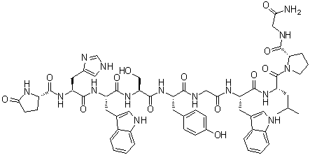 structure of CAS# 86073-88-3, Salmon gonadotropin-releasing hormone