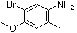 5-溴-4-甲氧基-2-甲基苯胺分子结构 (CAS 861084-04-0)