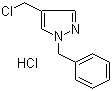CAS # 861135-54-8, 1-Benzyl-4-chloromethyl-1H-pyrazole monohydrochloride, 4-(Chloromethyl)-1-(phenylmethyl)-1H-pyrazole hydrochloride