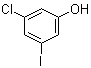 3-氯-5-碘苯酚分子结构 (CAS 861347-86-6)