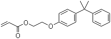 CAS 登录号：86148-08-5, 丙烯酸 2-[4-(1-甲基-1-苯乙基)苯氧基]乙基酯