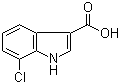 structure of CAS# 86153-24-4, 7-Chloroindole-3-carboxylic acid