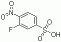 3-氟-4-硝基苯磺酸分子结构 (CAS 86156-94-7)