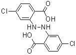2,2'-(肼-1,2-二基)双(4-氯苯甲酸)分子结构 (CAS 861603-76-1)