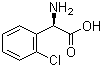 structure of CAS# 86169-24-6, D-(+)-(2-氯苯)甘氨酸