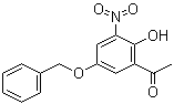 structure of CAS# 861841-94-3, 1-[2-羟基-3-硝基-5-(苄氧基)苯基]乙酮
