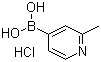 structure of CAS# 861905-97-7, 2-甲基-4-吡啶硼酸盐酸盐