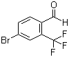 4-溴-2-(三氟甲基)苯甲醛分子结构 (CAS 861928-27-0)