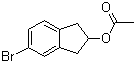 structure of CAS# 862135-60-2, 5-溴-2,3-二氢-1H-茚-2-醇乙酸酯