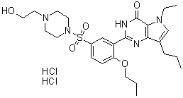 CAS # 862189-96-6, Mirodenafil Dihydrochloride, SK 3530