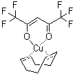 structure of CAS# 86233-74-1, (1,5-环辛二烯)(六氟乙酰基丙酮)铜络合物
