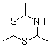 structure of CAS# 86241-90-9, 2,4,6-Trimethyl-1,3,5-dithiazinane