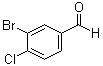 3-Bromo-4-chlorobenzaldehyde molecular structure (CAS 86265-88-5)