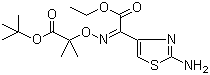 structure of CAS# 86299-46-9, Ethyl 2-(2-aminothiazole-4-yl)-2-(1-tert-butoxycarbonyl-1-methylethoxyimino)acetate