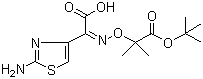 头孢他啶侧链酸分子结构 (CAS 86299-47-0)