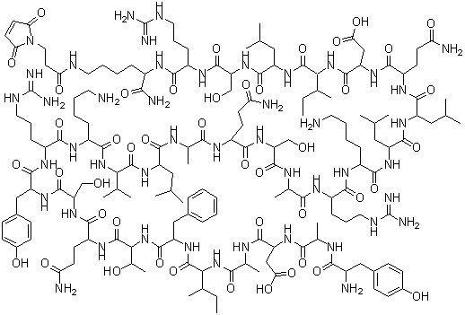 CJC-1295分子结构 (CAS 863288-34-0)