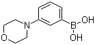 structure of CAS# 863377-22-4, 3-Morpholinophenylboronic acid