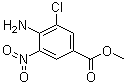 structure of CAS# 863886-04-8, 4-氨基-3-氯-5-硝基苯甲酸甲酯