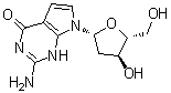 structure of CAS# 86392-75-8, 7-脱氮-2'-脱氧鸟苷