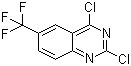 structure of CAS# 864291-30-5, 2,4-Dichloro-6-(trifluoromethyl)quinazoline