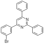 4-(3-溴苯基)-2,6-二苯基嘧啶分子结构 (CAS 864377-28-6)