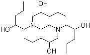 structure of CAS# 86443-82-5, N,N,N',N'-四(2-羟基戊基)乙二胺