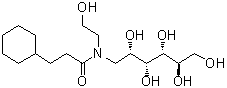 CAS # 864434-14-0, 1-[(3-Cyclohexyl-1-oxopropyl)(2-hydroxyethyl)amino]-1-deoxy-D-glucitol, C-HEGA 9