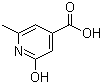 structure of CAS# 86454-13-9, 2-羟基-6-甲基异烟酸