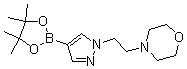 1-[2-(吗啉-4-基)乙基]-1H-吡唑-4-硼酸频哪醇酯分子结构 (CAS 864754-18-7)