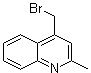 4-(溴甲基)-2-甲基喹啉分子结构 (CAS 864779-06-6)