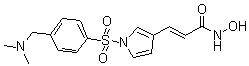 structure of CAS# 864814-88-0, Resminostat