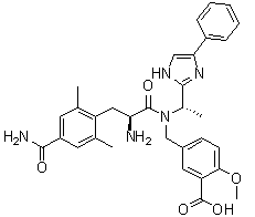structure of CAS# 864821-90-9, Eluxadoline